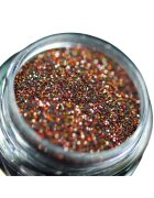KAJOL Beauty Козметичен брокат за грим и боди арт PK169 кафяв с многоцветни отблясъци 1г