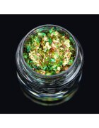 KAJOL Beauty Пигментни люспи PK122 зелено-шампанско-златно-розово за грим 1гр