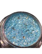 KAJOL Beauty PK162 светлосин пигмент на прах с брокат и златист оттенък 1 г
