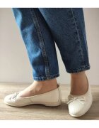 Karisma Дамски перфорирани ежедневни обувки 60005B 52-O Cream Croco - Cream
