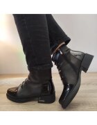 Karisma Ежедневни дамски боти H3X2057-1 01-N черно + лак - черно