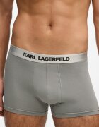 Karl Lagerfeld Боксерки с лого - 3 чифта Зелен/Черен/Сив