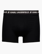Karl Lagerfeld Боксерки с органичен памук - 3 чифта Бял/Черен/Тъмносин