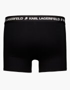 Karl Lagerfeld Боксерки с органичен памук - 3 чифта Бял/Черен/Тъмносин