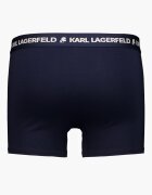Karl Lagerfeld Боксерки с органичен памук - 3 чифта Бял/Черен/Тъмносин