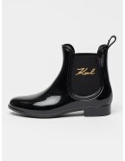Karl Lagerfeld Боти от еко кожа с лого
