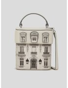 Karl Lagerfeld Чанта през рамо от еко кожа - Сив/Бежов