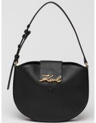 Karl Lagerfeld Чанта за рамо Signature от кожа с капаче