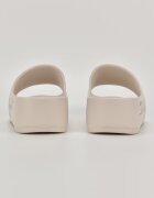 Karl Lagerfeld Чехли с равна платформа и лого Мръснобял