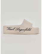 Karl Lagerfeld Чехли с равна платформа и лого