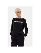 Karl Lagerfeld Дамска блуза A2W20066 - Органичен памук - XS INTL - Черна