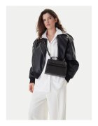 Karl Lagerfeld Дамска чанта Black Embellishment - естествена кожа - 1RC B1W30268