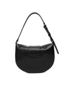 Karl Lagerfeld Дамска чанта Black Embellishment - естествена кожа - универсални размери