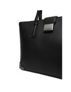 Karl Lagerfeld Дамска чанта Black-Nickel - естествена кожа - 1AV B1W30256