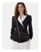 Karl Lagerfeld Дамска чанта черна/златна - от естествена кожа - модел 992 B1W30269