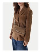 Karl Lagerfeld Дамска чанта модел Mushroom Brown - от екологична кожа - размери 2DH B1W30018
