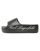 Karl Lagerfeld Дамски чехли KL86000 Синтетика Черен