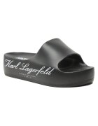 Karl Lagerfeld Дамски чехли KL86000 Синтетика Черен