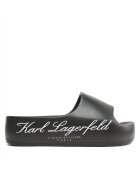 Karl Lagerfeld Дамски чехли KL86000 Синтетика Черен