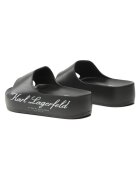 Karl Lagerfeld Дамски чехли KL86000 Синтетика Черен