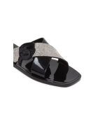 Karl Lagerfeld Дамски джапанки - KL80004S - Синтетични - 40 EU - Черни/Сребристи - Черен/Сребрист