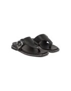 Karl Lagerfeld Дамски джапанки KL81325 - Естествена кожа - Черни
