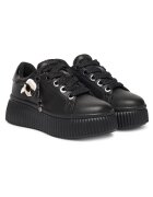 Karl Lagerfeld Дамски кецове KL42376T - черни - естествена кожа