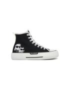 Karl Lagerfeld Дамски маратонки - KL60654T - Текстил - Черни