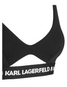 Karl Lagerfeld Дамски сутиен тип бриджитка Черен Лиосел
