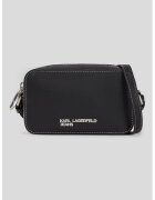 KARL LAGERFELD JEANS Чанта през рамо от еко кожа с метално лого