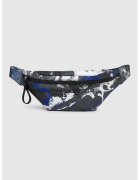 KARL LAGERFELD JEANS Чанта за кръста Essential с принт - Бял/Tъмносив