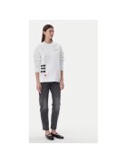 KARL LAGERFELD JEANS Дамска блуза - 304579868 - Органичен памук - Бяла