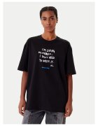 KARL LAGERFELD JEANS Дамска тениска черна