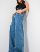 KARL LAGERFELD JEANS Дънки с широк крачол Прашно синьо