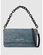 KARL LAGERFELD JEANS Дънкова чанта през рамо - Светлосин