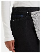 KARL LAGERFELD JEANS Дънкова пола сива памук цип