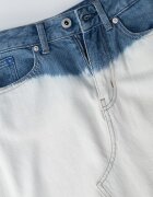 KARL LAGERFELD JEANS Къса пола от деним с фронтална цепка Син/Крем