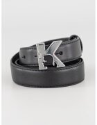 KARL LAGERFELD JEANS Кожен колан с тока с игла и монограм