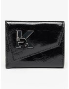 KARL LAGERFELD JEANS Кожен портфейл Geo с метално лого