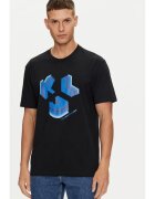 KARL LAGERFELD JEANS Мъжка тениска - 304600821 - Органичен памук - Бяла