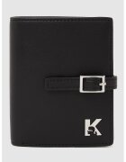 KARL LAGERFELD JEANS Портфейл от еко кожа с двойно прегъване - Черен