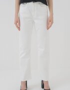 KARL LAGERFELD JEANS Прави дънки с джобове Крем
