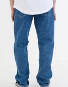 KARL LAGERFELD JEANS Прави дънки с миди талия Син