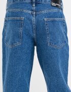 KARL LAGERFELD JEANS Прави дънки с миди талия Син