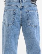 KARL LAGERFELD JEANS Прави дънки с миди талия Син меланж