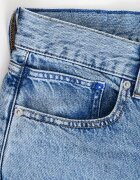 KARL LAGERFELD JEANS Прави дънки с миди талия Син меланж
