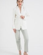 KARL LAGERFELD JEANS Сако с връзка Бял