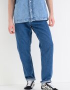 KARL LAGERFELD JEANS Скосени дънки с миди талия Син