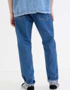 KARL LAGERFELD JEANS Скосени дънки с миди талия Син