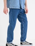 KARL LAGERFELD JEANS Скосени дънки с миди талия Син